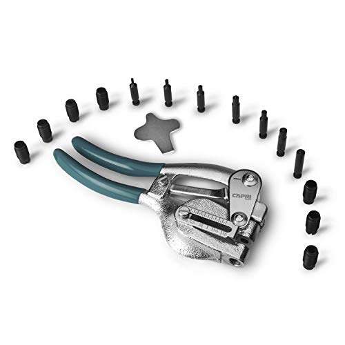 Capri Tools CP21050 21050 Metal Hole Punch Set With Puncher 16 Pie...