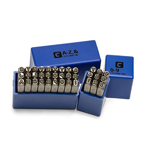 Capri Tools Professional 1/8 in. Letter and Number Stamp Set, 36-P...