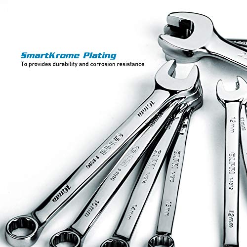 Capri Tools SmartKrome 3/4-inch Combination Wrench, 12 Point, SAE