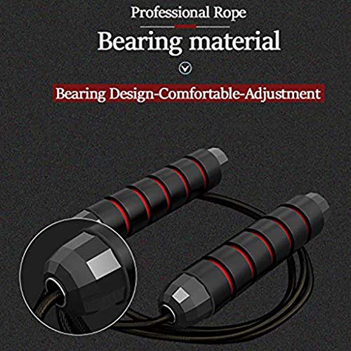 2pcs Skipping Rope Tangle-Free Ball Bearings Rapid Speed Jump Rope...