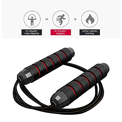 2pcs Skipping Rope Tangle-Free Ball Bearings Rapid Speed Jump Rope...