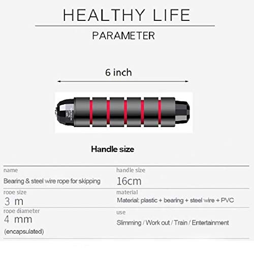 2pcs Skipping Rope Tangle-Free Ball Bearings Rapid Speed Jump Rope...