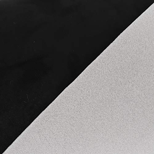 Black Automotive Suede Headliner with 3/16 Foam Backing Fabric Ma...