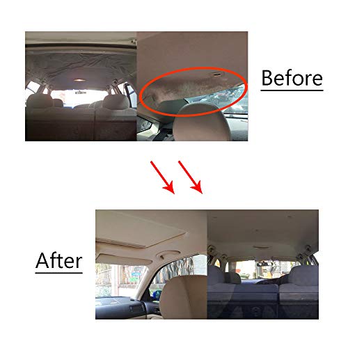 Black Automotive Suede Headliner with 3/16 Foam Backing Fabric Ma...