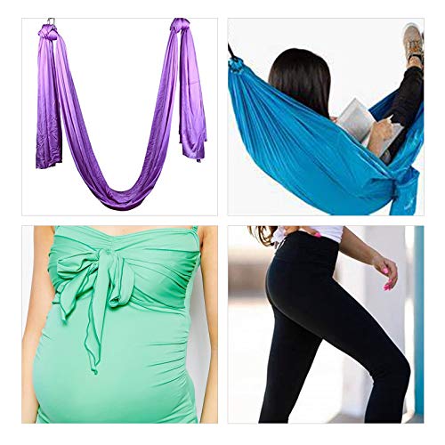 White Nylon Spandex Lycra Fabric 4-Way Stretch20% Spandex 60 Wi...