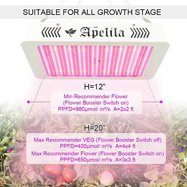 3000 Watt LED Plant Grow Light Full Spectrum - Apelila Newest Indo...