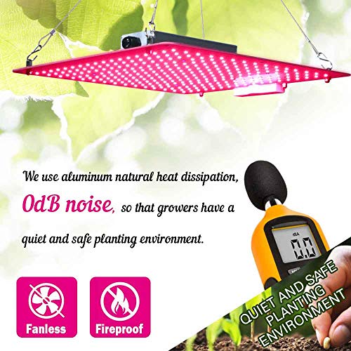 Carambola 1000W LED Grow Light 2x2 ft Full Red FR Spectrum w/UV fo...