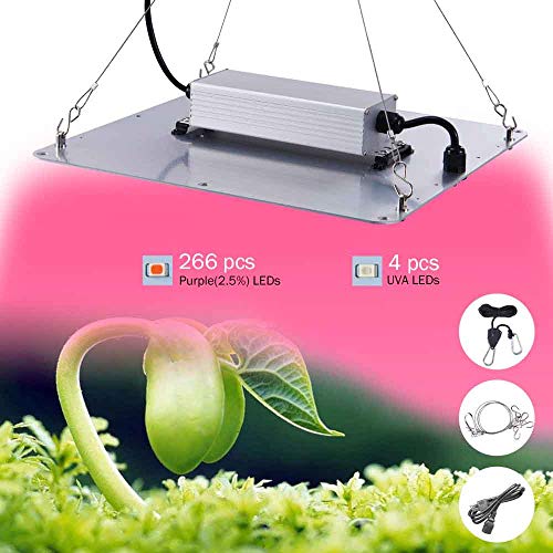 Carambola 1000W LED Grow Light 2x2 ft Full Red FR Spectrum w/UV fo...