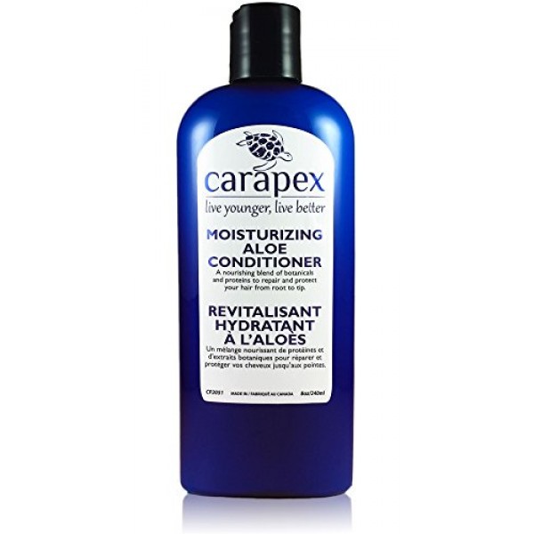 Carapex Aloe Moisturizing Conditioner, Fragrance Free for Color Tr...