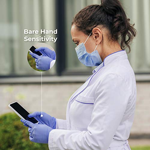 Medical Nitrile Examination Gloves Blue Extra Large 100 Count Care...