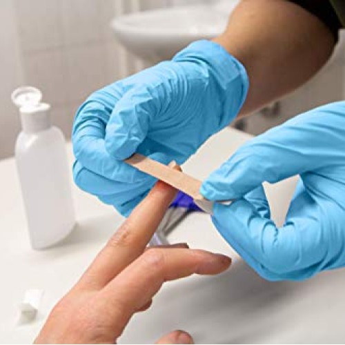 Medical Nitrile Examination Gloves Blue Extra Large 100 Count Care...