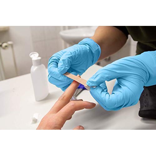 Medical Nitrile Examination Gloves Blue Extra Large 100 Count Care...