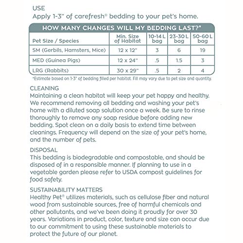 carefresh 99% Dust-Free Confetti Natural Paper Small Pet Bedding w...