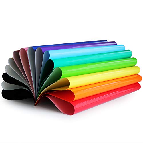 CAREGY Heat Transfer Vinyl for T-Shirts 12in.x10in. 15 Sheets-Iron...