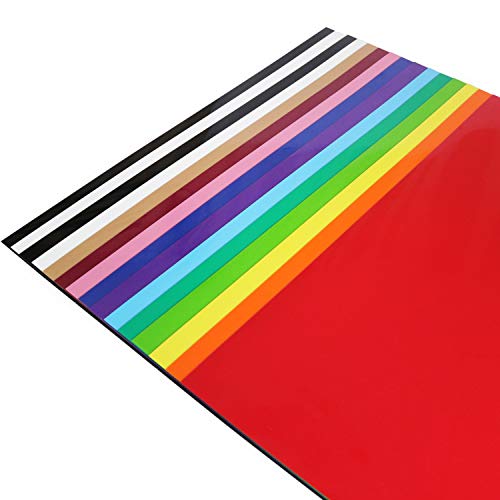 CAREGY Heat Transfer Vinyl for T-Shirts 12in.x10in. 15 Sheets-Iron...