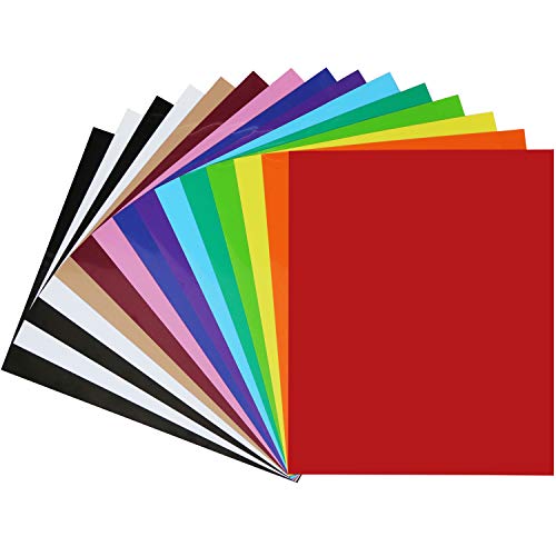 CAREGY Heat Transfer Vinyl for T-Shirts 12in.x10in. 15 Sheets-Iron...