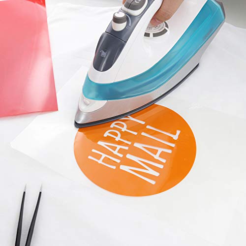 CAREGY Heat Transfer Vinyl for T-Shirts 12in.x10in. 36 Sheets-Iro...
