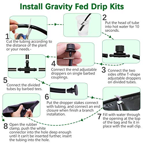 Indoor Irrigation System Kit Automatic Drip Irrigation System Gard...
