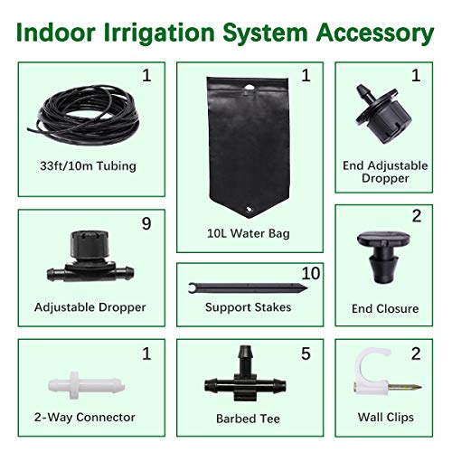 Indoor Irrigation System Kit Automatic Drip Irrigation System Gard...