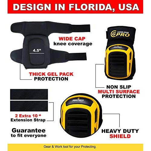 Knee Pads For Work-Heavy Duty Pad Design For Construction Tiling G...