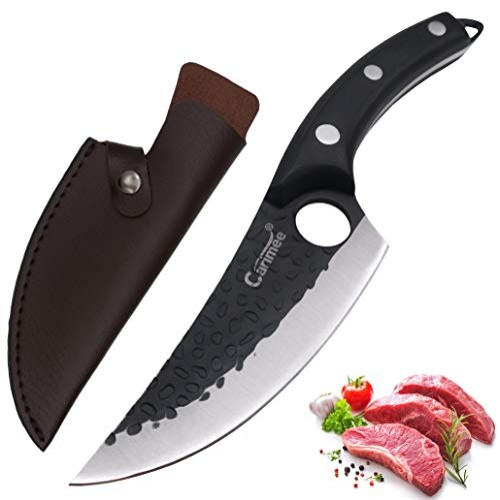 CARIMEE Handmade Boning Knife 6 Butcher Knife Meat Cleaver, Fish...