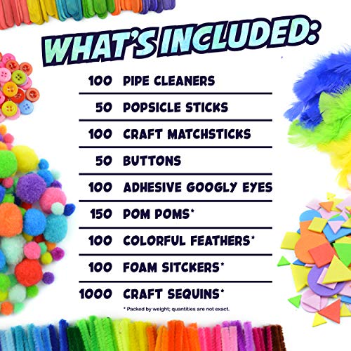 Arts & Crafts Supplies for Kids Crafts - Kids Craft Supplies & Mat...