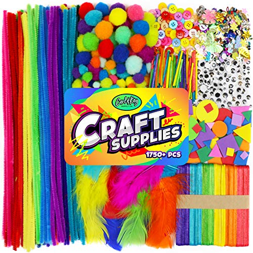 Arts & Crafts Supplies for Kids Crafts - Kids Craft Supplies & Mat...