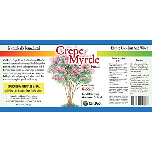 Crepe Myrtle Plant Food 24oz 8-55-7
