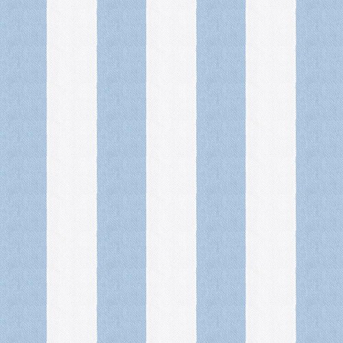 Carousel Designs Blue Giddy Stripe Fabric by The Yard - 100% Cotton