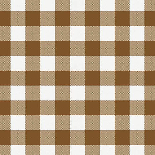 Carousel Designs Caramel Gingham Fabric by The Yard - Organic 100%...