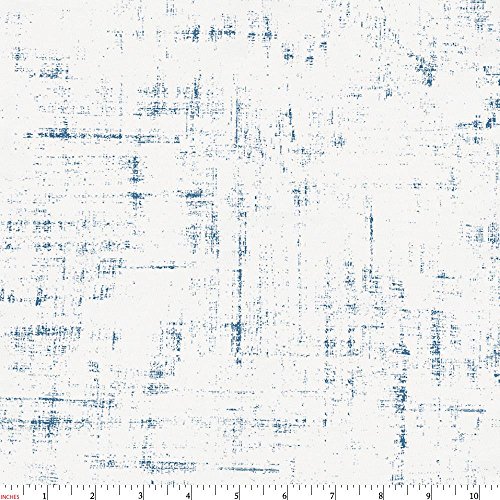 Carousel Designs Denim Distressed Fabric by The Yard - Organic 100...
