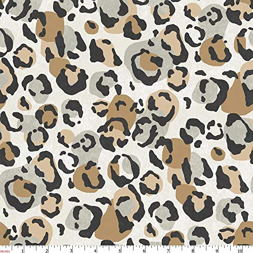 Carousel Designs Leopard Fabric by The Yard - 100% Cotton