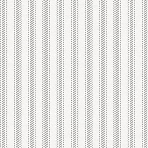 Carousel Designs Silver Gray Ticking Stripe Fabric by The Yard - 1...