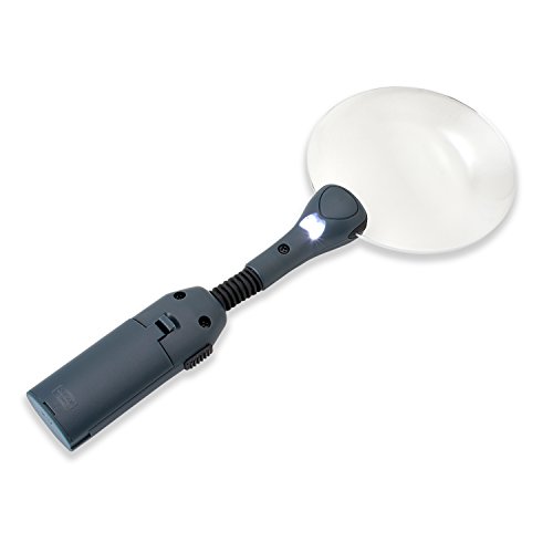Carson HelpingHands 2x LED Magnifier Stand and Hands-Free Magnifie...