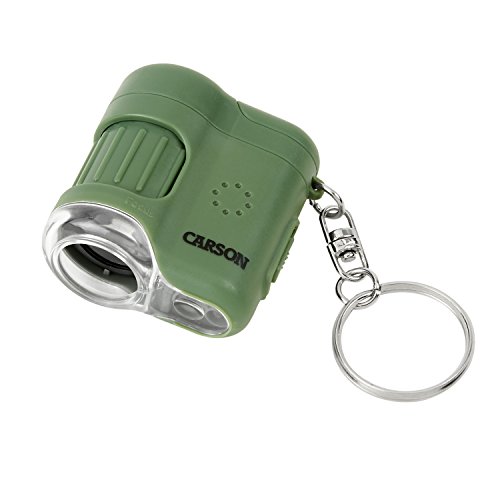 Carson MicroMini 20x LED Lighted Pocket Microscope with Built-in U...