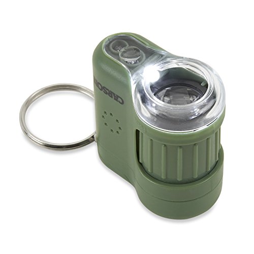 Carson MicroMini 20x LED Lighted Pocket Microscope with Built-in U...
