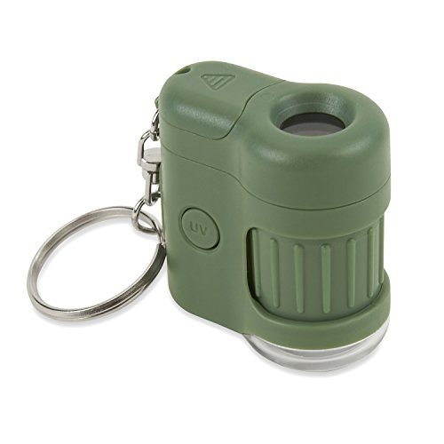 Carson MicroMini 20x LED Lighted Pocket Microscope with Built-in U...