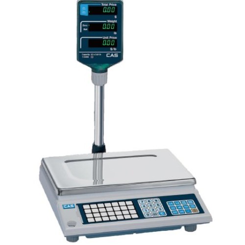 CAS AP1-60 Digital Price Computing Scale, 60lb Capacity, 0.02lb Re...