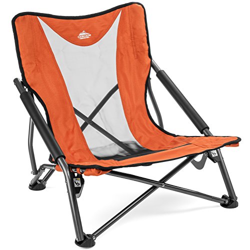 Cascade Mountain Tech Camping Chair - Low Profile Folding Chair fo...