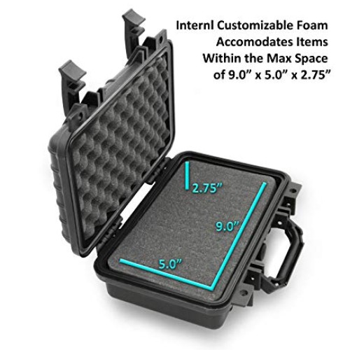 CASEMATIX Hard Case for Pistols - Waterproof & Shockproof ...