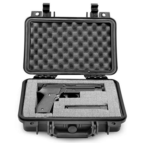 CASEMATIX Hard Case for Pistols - Waterproof & Shockproof ...