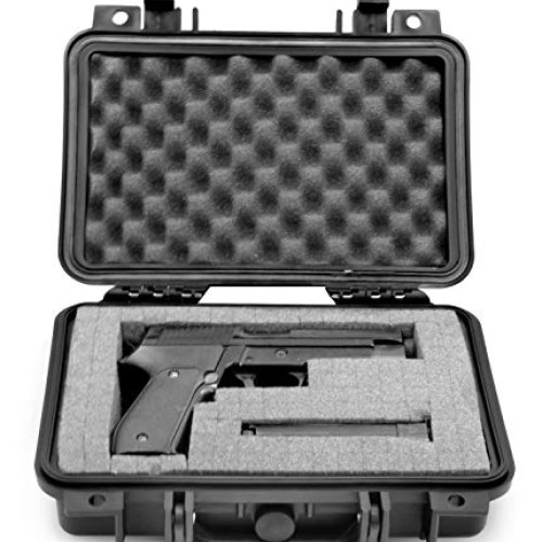 CASEMATIX Hard Case for Pistols - Waterproof & Shockproof ...