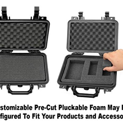 CASEMATIX Hard Case for Pistols - Waterproof & Shockproof ...