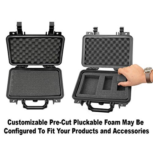 CASEMATIX Hard Case for Pistols - Waterproof & Shockproof ...