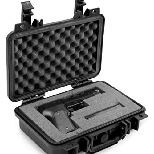 CASEMATIX Hard Case for Pistols - Waterproof & Shockproof ...