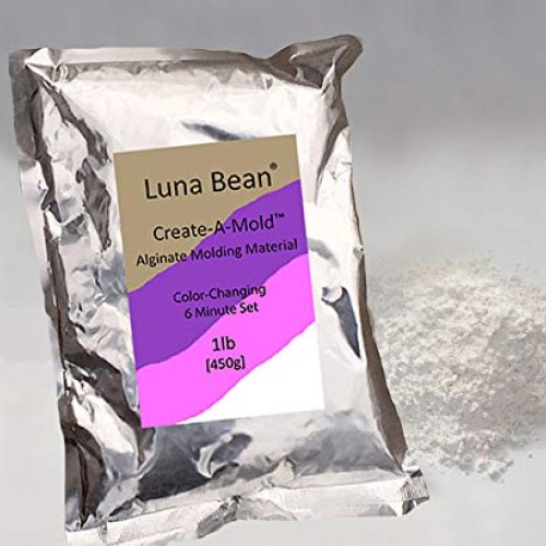 Luna Bean Create-A-Mold Craft Alginate Molding Powder for Life Cas...