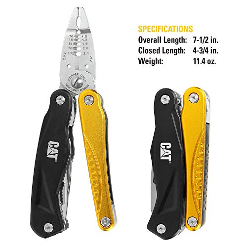 Cat 14-in-1 Multi-Pliers Stainless Steel Multi-Tool Aluminum Handl...