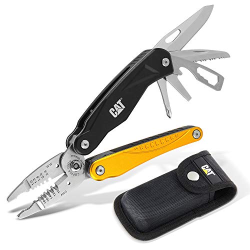 Cat 14-in-1 Multi-Pliers Stainless Steel Multi-Tool Aluminum Handl...