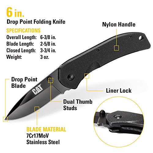 Caterpillar - 4 Pc. Mft, Folding Knife, Pocket Tool Set, Tool Sets...