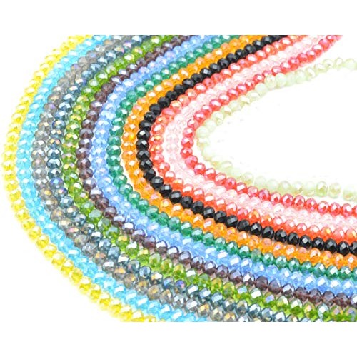 Catotrem 8mm Briollete Rondelle Crystal Glass Beads Faceted Crysta...